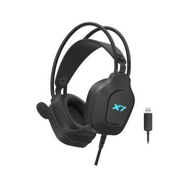 Гарнитура A4Tech X7 USB с подсветкой, черная XH-200 (Black) XH-200 (Black) фото