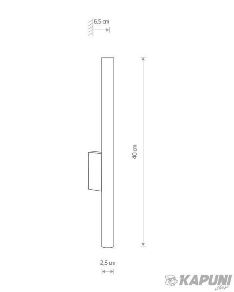 Бра Nowodvorski 8308 Laser Wall G9 2x10W IP20 Solid Brass 8308 фото