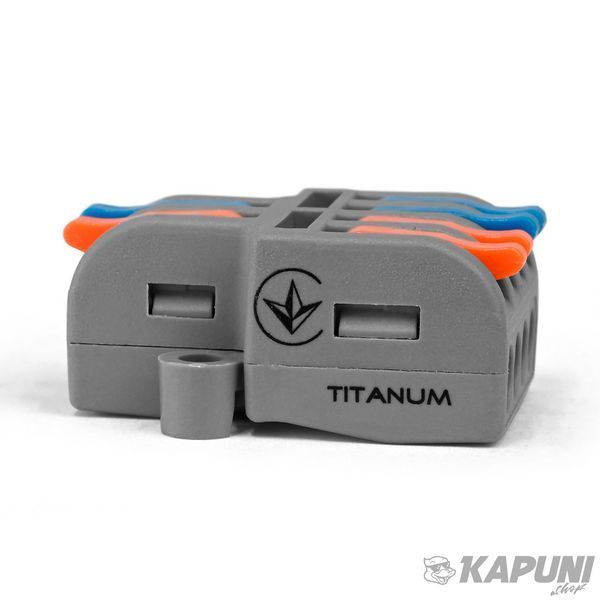 Клемник швидкого монтажу розгалужувальний 2/4п сірий PA TITANUM TF-KNR-24 29080 фото