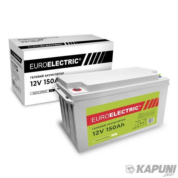 Акумулятор гелевий 12V 150Ah EUROELECTRIC Battery-12/150(G) фото