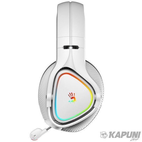 Ігрові навушники з мікрофоном, RGB, Bluetooth + 2.4GHz + 3.5 jack Bloody MR710 (Grey) MR710 (Grey) фото