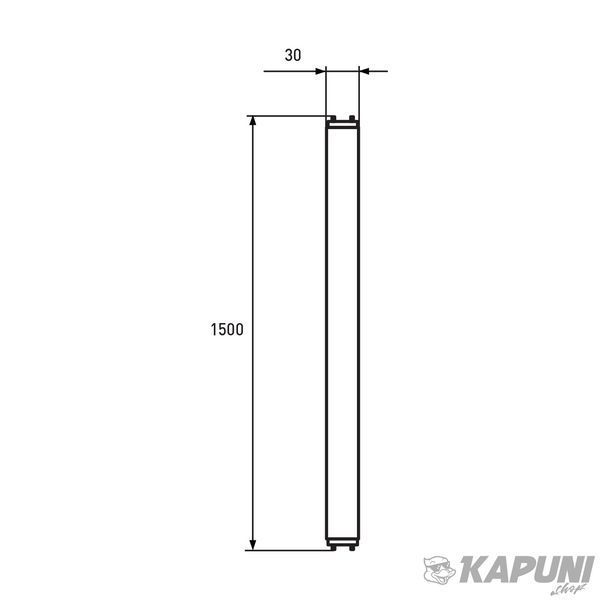 LED Лампа линейная T8 nano EUROLAMP 24W-6500K LED-T8-24W/6500(nano) фото