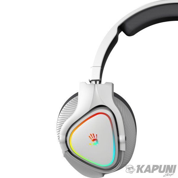Ігрові навушники з мікрофоном, RGB, Bluetooth + 2.4GHz + 3.5 jack Bloody MR710 (Grey) MR710 (Grey) фото