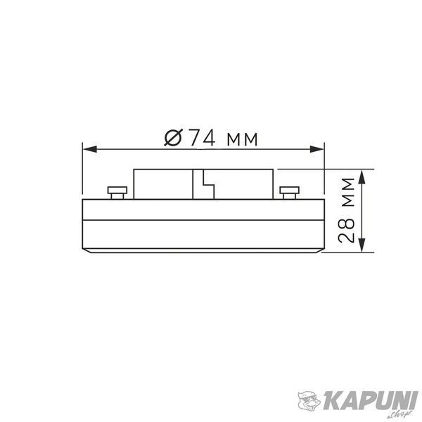 LED лампа VIDEX GX53 12W 3000K 220V VL-GX53-12533 28164 фото