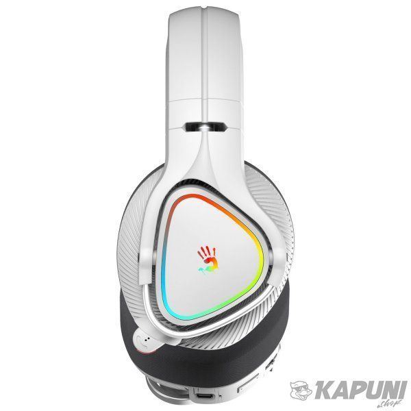 Ігрові навушники з мікрофоном, RGB, Bluetooth + 2.4GHz + 3.5 jack Bloody MR710 (Grey) MR710 (Grey) фото
