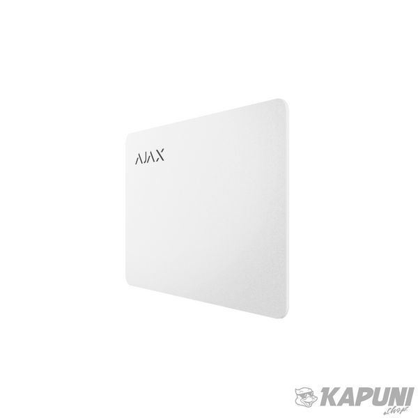 Картка для управління охоронною системою Ajax Pass 3 шт. White (38224.89.WH) 22786_AJAX фото