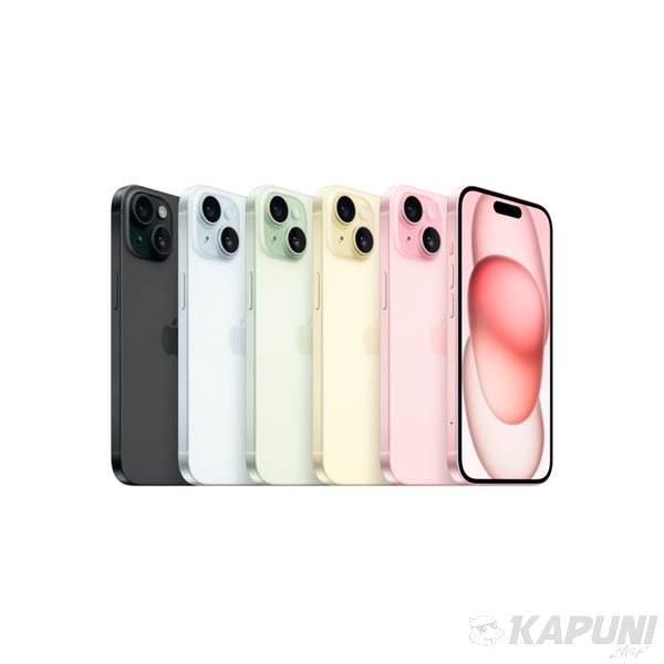 СМАРТФОН IPHONE 15 BLACK 256GB-RUB MTP63RX/A фото