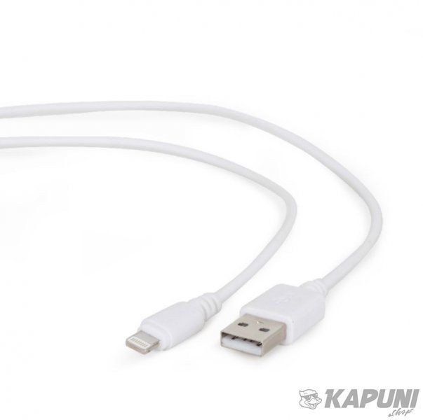 Кабель USB 2.0 AM-тато/Lightning, 0.1 м, CC-USB2-AMLM-W-0.1M CC-USB2-AMLM-W-0.1M фото