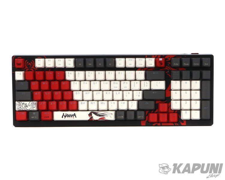 Клавиатура Bloody механическая игровая, USB, RGB подсветка, BLMS Red Plus Switch WS98 (Naraka) WS98 (Naraka) фото