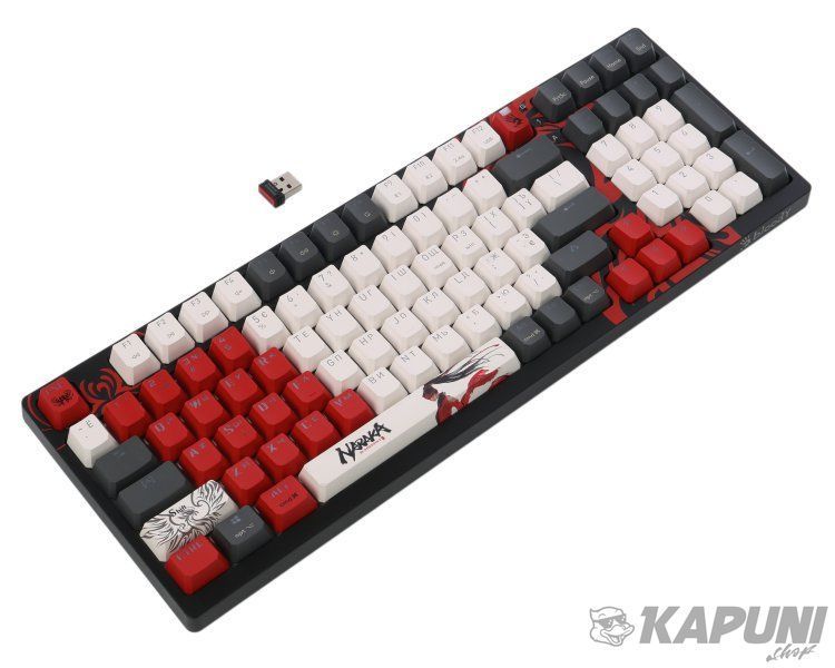 Клавиатура Bloody механическая игровая, USB, RGB подсветка, BLMS Red Plus Switch WS98 (Naraka) WS98 (Naraka) фото