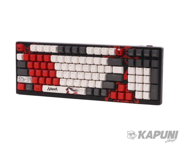 Клавиатура Bloody механическая игровая, USB, RGB подсветка, BLMS Red Plus Switch WS98 (Naraka) WS98 (Naraka) фото