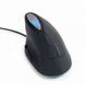 Оптична ергономічна миша, USB інтерфейс, 3200 dpi, чорний Gembird MUS-ERGO-03 MUS-ERGO-03 фото 4