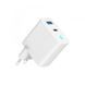 Сетевое зарядное устройство для Gembird 1хUSB-A (QC3.0 18W) + 1xType-C (PD 65W), белый TA-UC-PDQC65L-W-01 TA-UC-PDQC65L-W-01 фото 6