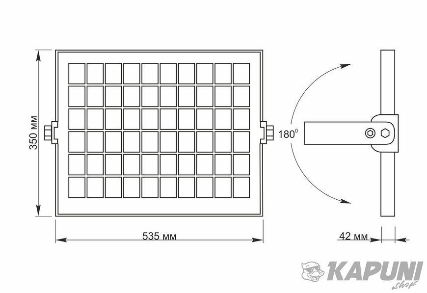 LED прожектор автономний VIDEX 2800Lm 5000K VL-FSO-1005 25743 фото