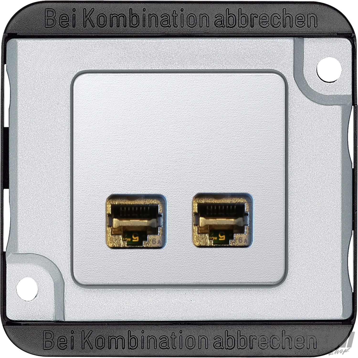 Купити Телекомунікаційна розетка Actassi RJ45 2-місна Cat6A STP ...