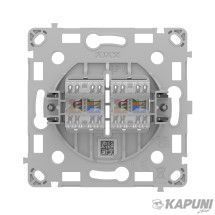 Механізм розетки Ajax OutletCore (LAN) Vertical Black (128848.165.BL) 58897_AJAX фото