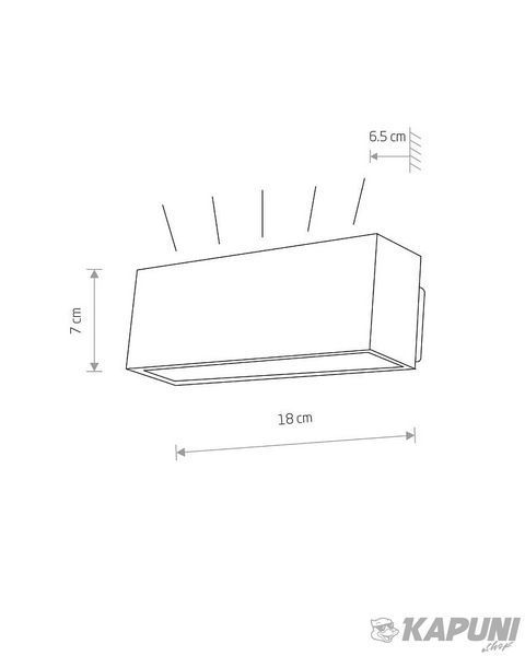 Світильник вуличний Nowodvorski 9122 Unit LED 2x5W 3000K 727Lm IP54 9122 фото