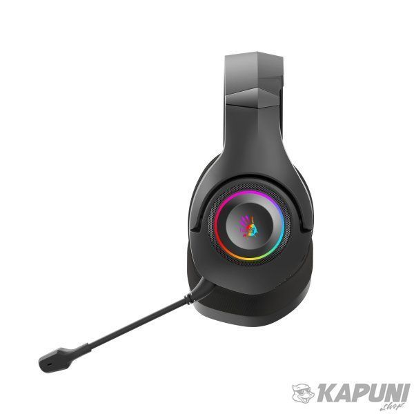 Ігрові навушники з мікрофоном, RGB підсвічування, Bluetooth + 2.4GHz + 3.5 jack, GR270 (Black) GR270 (Black) фото