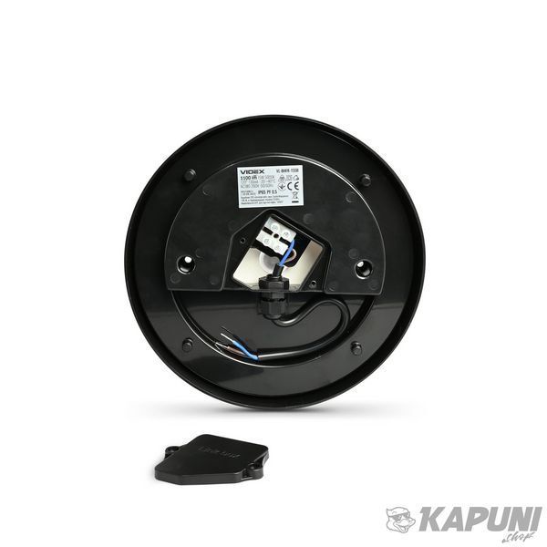 LED светильник ART IP65 круглий VIDEX 15W 5000K Black VL-BHFR-155B 27813 фото