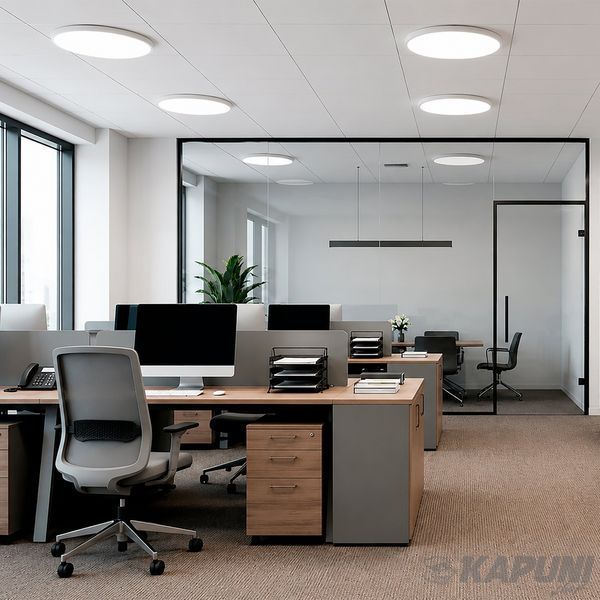 LED панель кругла VIDEX PBR600 48W 3000-4000-6000K 230V VL-PBR600-48CW 29149 фото