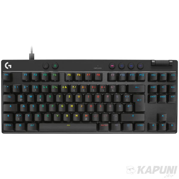 LOGITECH G PRO X TKL Rapid Gaming Keyboard - BLACK - США - USB - N/A - EMEA28i-935 - LINEAR L920-013233 фото