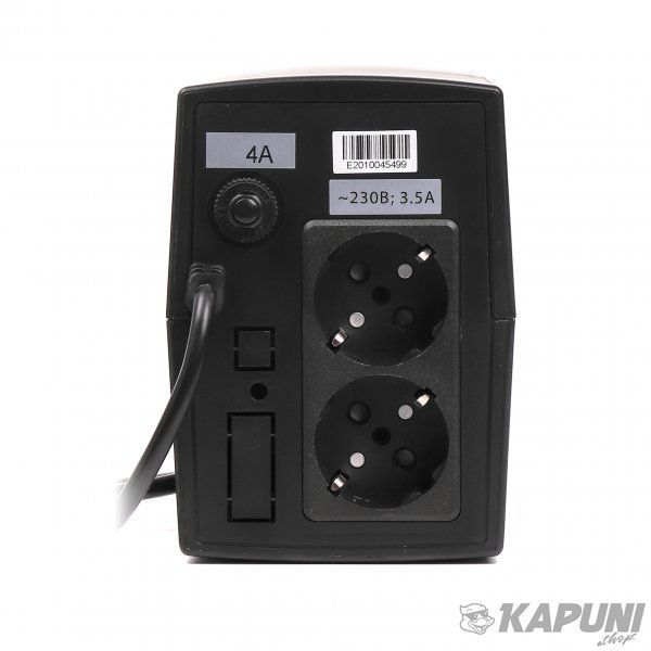 Джерело безперебійного живлення 850 VA, Basic Series Maxxter MX-UPS-B850-02 MX-UPS-B850-02 фото