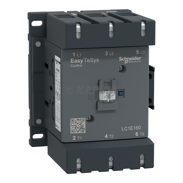 Контактор Schneider Electric трехполюсный EasyTeSys 160 А категория применения для электродвигателей ~220 В 50 гц LC1E160M5 LC1E160M5 фото