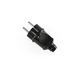 Вилка мережева с/с пряма 16А черная TITANUM STANDARD, 250 V, IP20 TF-PL116G-B 27428 фото 2