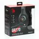Ігрові навушники з мікрофоном, RGB підсвічування, Bluetooth + 2.4GHz + 3.5 jack, GR270 (Black) GR270 (Black) фото 6