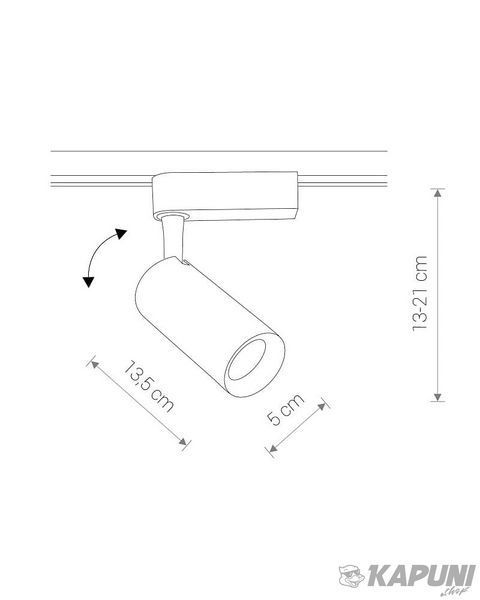 Трековый светильник Nowodvorski 9006 Profile Iris LED 20W 4000K White 9006 фото