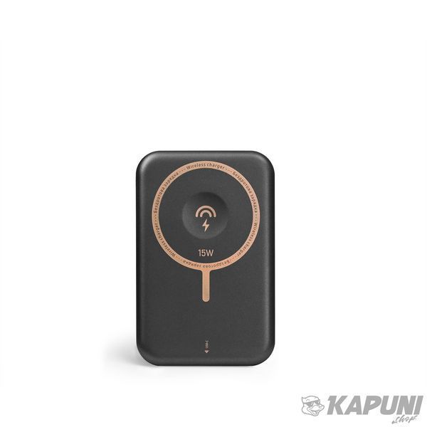 Повербанк з бездротовою зарядкою 10000mAh VIDEX VPB-W102 PD20W Grey VPB-W102-G 28500 фото