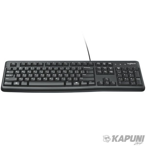 LOGITECH K120 Corded Keyboard - BLACK - USB - RUS - B2B L920-002522 фото