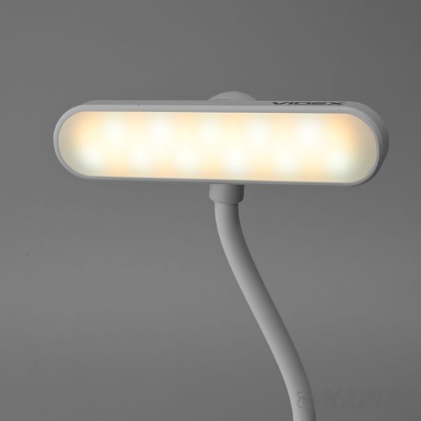 LED светильник аккумуляторный для читання VIDEX White, 60 Lm, 3000/4000/6500K, Li-pol 3.7V 1000mAh встроенный VL-NL134W 29268 фото