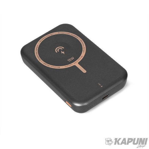 Повербанк з бездротовою зарядкою 10000mAh VIDEX VPB-W102 PD20W Grey VPB-W102-G 28500 фото