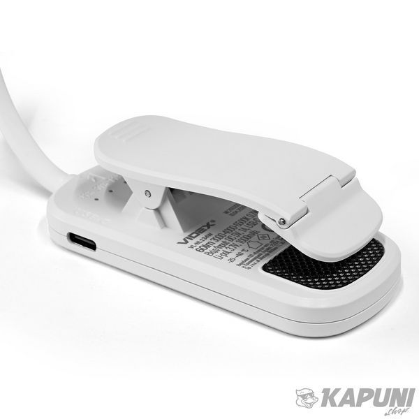 LED светильник аккумуляторный для читання VIDEX White, 60 Lm, 3000/4000/6500K, Li-pol 3.7V 1000mAh встроенный VL-NL134W 29268 фото