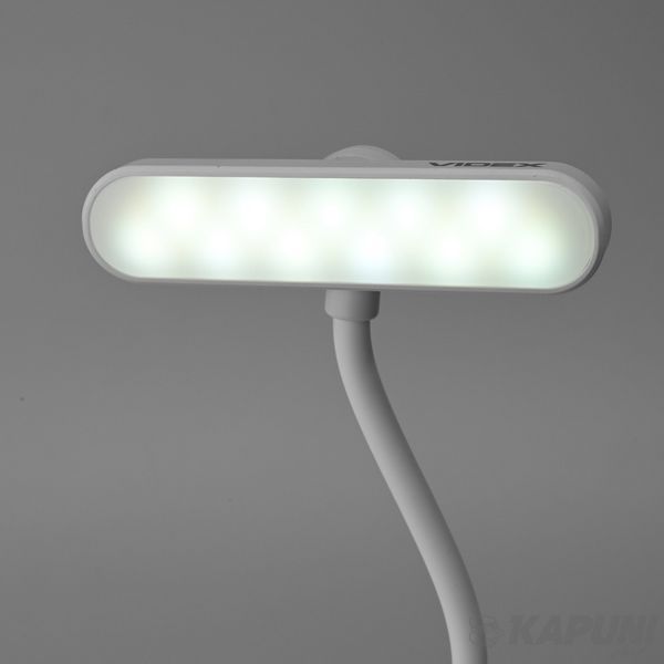 LED светильник аккумуляторный для читання VIDEX White, 60 Lm, 3000/4000/6500K, Li-pol 3.7V 1000mAh встроенный VL-NL134W 29268 фото