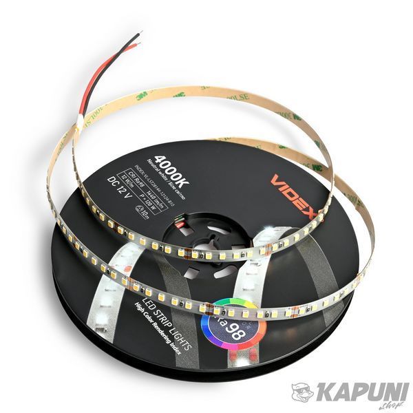LED стрічка VIDEX DC12V 120W 10M 4000K Ra98 IP20 VL-LST28144-12124-B10 28215 фото