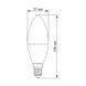 LED лампа VIDEX C37h 4.9W E14 4100K VL-C37h-49144 28407 фото 3