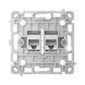 Механізм розетки Ajax OutletCore (LAN) Vertical White (126186.165.WH) 58897_AJAX фото 1