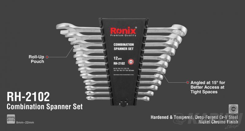 Набор гаечных ключей Ronix 12 шт. RH-2102 RH-2102 фото