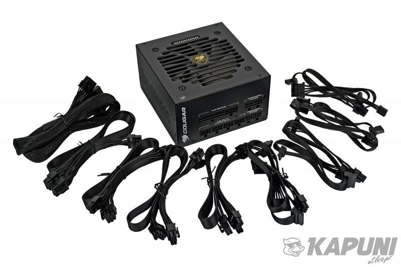 Блок питания Cougar 850 Вт, 80 Plus Gold, Modular, 120 мм Silent Fan, 8SATA + 4PCI-E GEX 850 GEX 850 фото