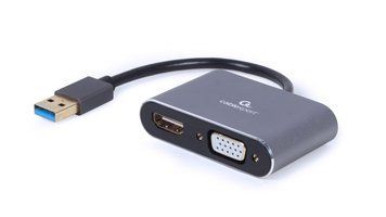Адаптер-перехідник USB-A на HDMI/VGA Cablexpert A-USB3-HDMIVGA-01 A-USB3-HDMIVGA-01 фото