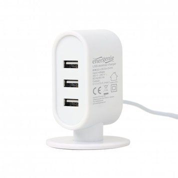 Сетевое зарядное устройство EnerGenie 3.1A 3 USB (EG-U3C3A-01-MX) EG-U3C3A-01-MX фото