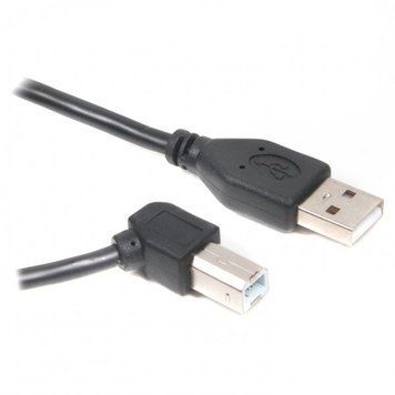 Кабель USB2.0 A-папа/B-папа, угловой, 1.8 м, премиум, CCP-USB2-AMBM90-6 CCP-USB2-AMBM90-6 фото