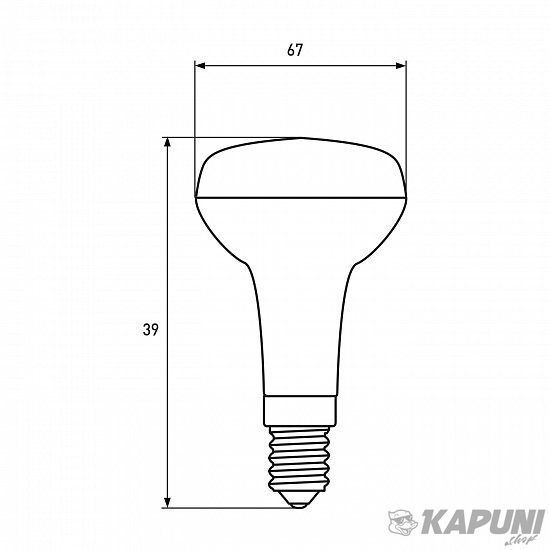 LED Лампа рефлекторная R39-5W-E14-3000K EUROLAMP LED-R39-05142(P) фото