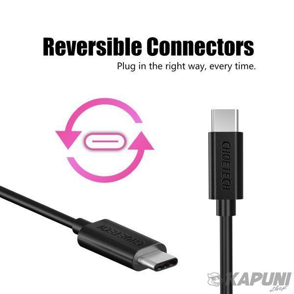 Кабель USB 2.0, C-папа/C-папа, 2 м, премиум, CC0003 CC0003 фото