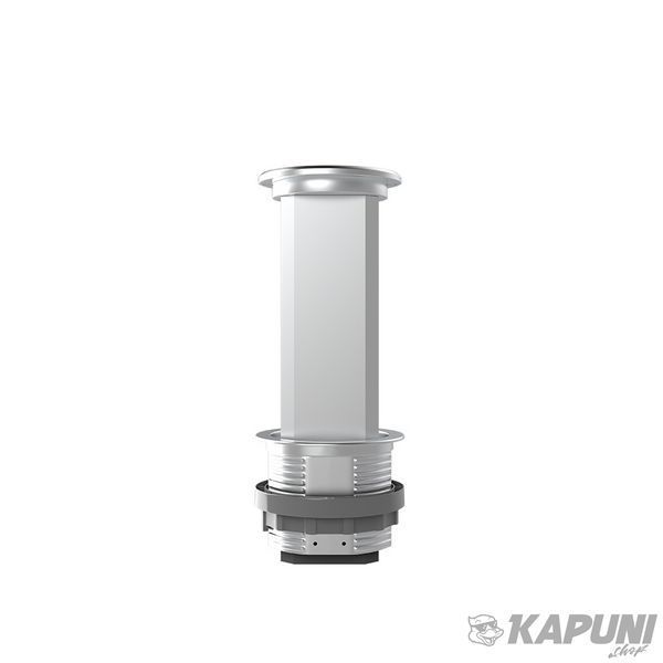 Выдвижая розетка из трех розеток и USB Livolo серый (VL-SHS021-FCTC-S) VL-SHS021-FCTC-S фото
