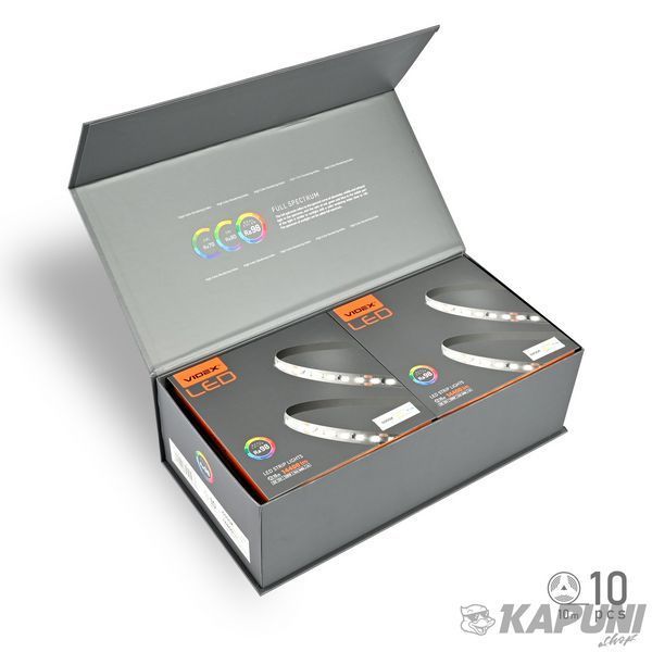 LED стрічка VIDEX DC12V 120W 10M 6000K Ra98 IP20 VL-LST28144-12126-B10 28216 фото