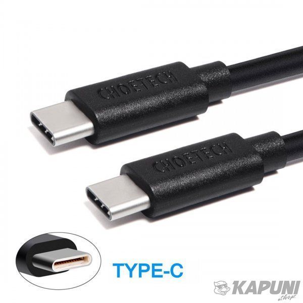 Кабель USB 2.0, C-папа/C-папа, 2 м, премиум, CC0003 CC0003 фото