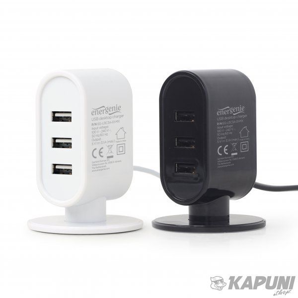 Сетевое зарядное устройство EnerGenie 3.1A 3 USB (EG-U3C3A-01-MX) EG-U3C3A-01-MX фото